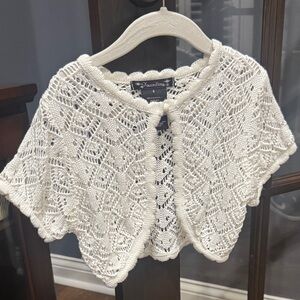 Xtraordinary Girl’s White Lace Sweater